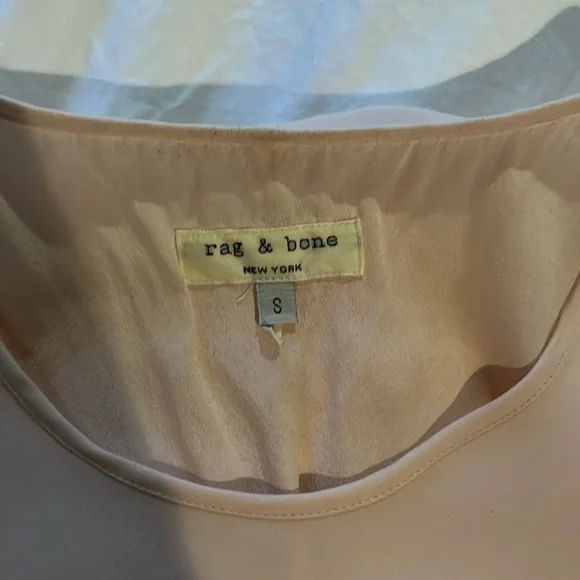 Rag & Bone pink sleeveless silk blouse - Picture 2 of 5